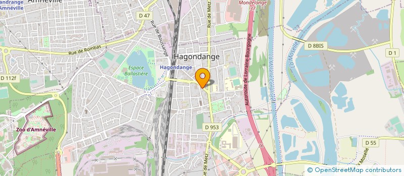 localisation de l'entreprise CARTENN à HAGONDANGE