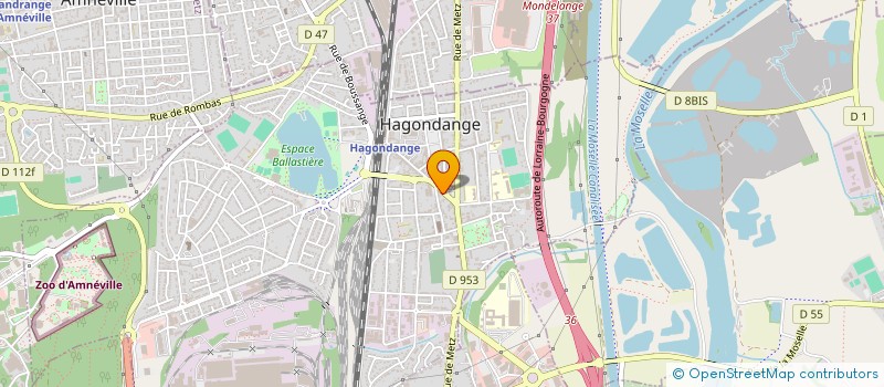 localisation de l'entreprise CARTENN II à HAGONDANGE