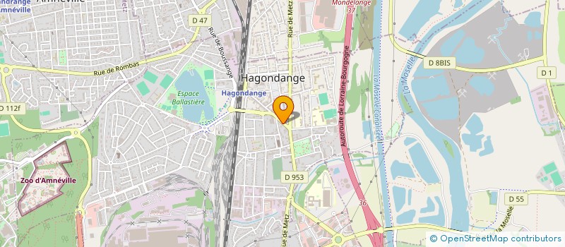 localisation de l'entreprise CARTENN IV à HAGONDANGE