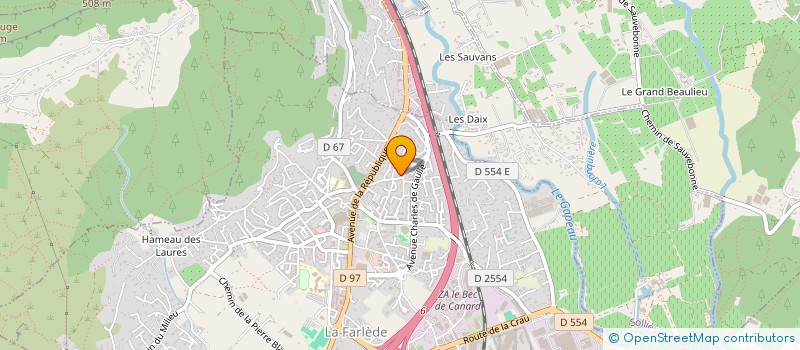 localisation de l'entreprise CARTEO à LA FARLEDE