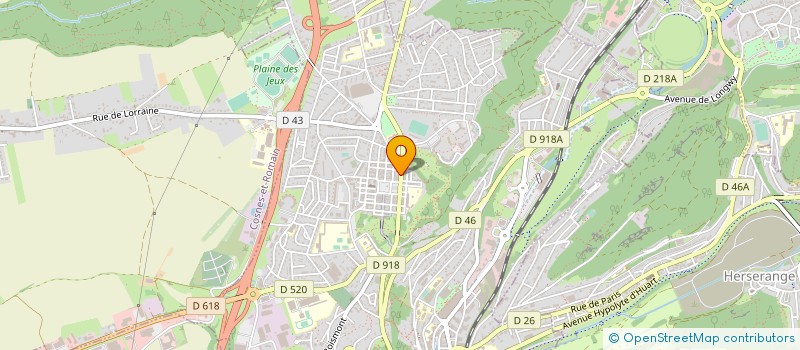 localisation de l'entreprise CARTEQ à LONGWY