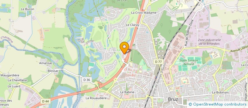localisation de l'entreprise CARTER REDON  BRUZ