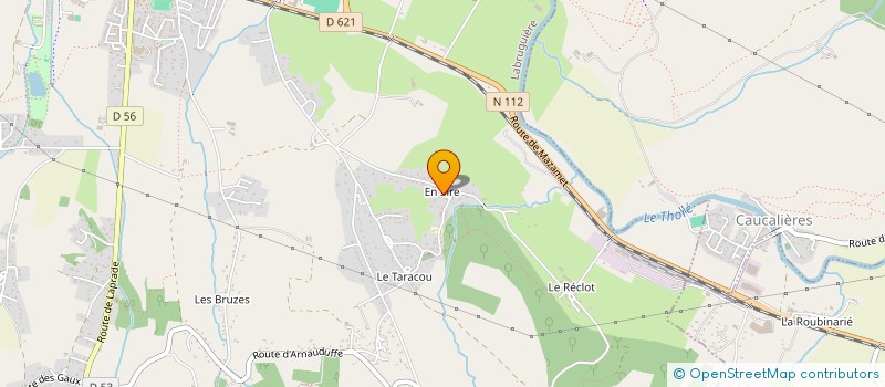 localisation de l'entreprise CARTERIE DU SUD OUEST  LABRUGUIERE