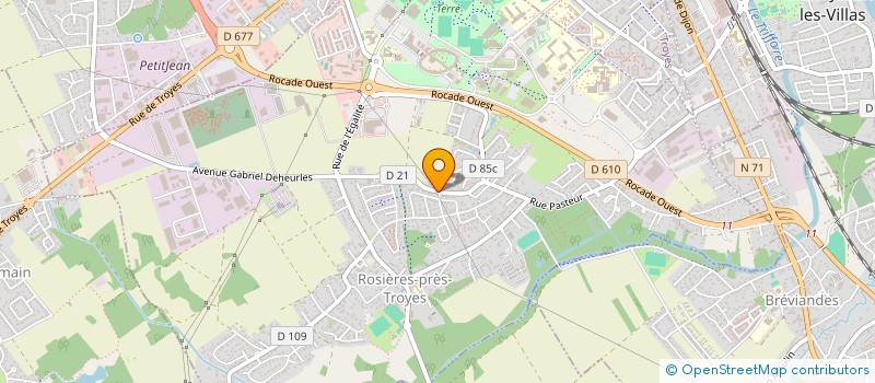 localisation de l'entreprise CARTERON  ROSIERES-PRES-TROYES