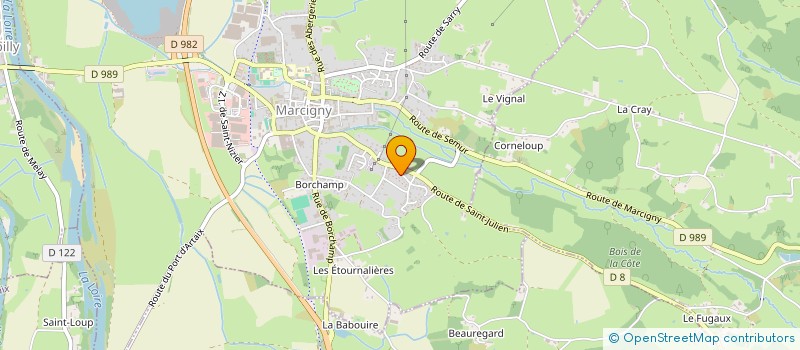 localisation de l'entreprise CARTERON FRERES  MARCIGNY