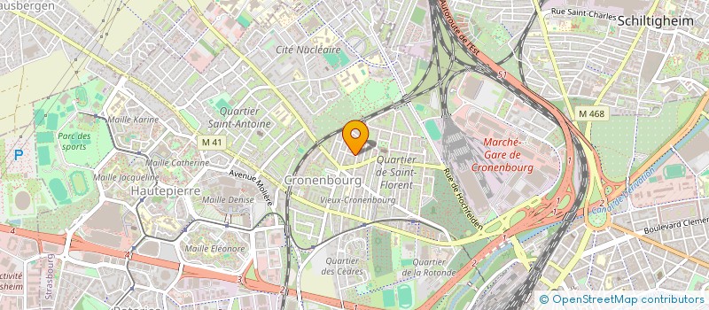 localisation de l'entreprise CARTES FLAMBEES  STRASBOURG