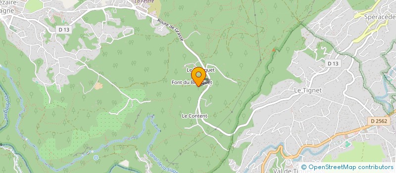 localisation de l'entreprise CARTES GRISES 06 à SAINT-CEZAIRE-SUR-SIAGNE