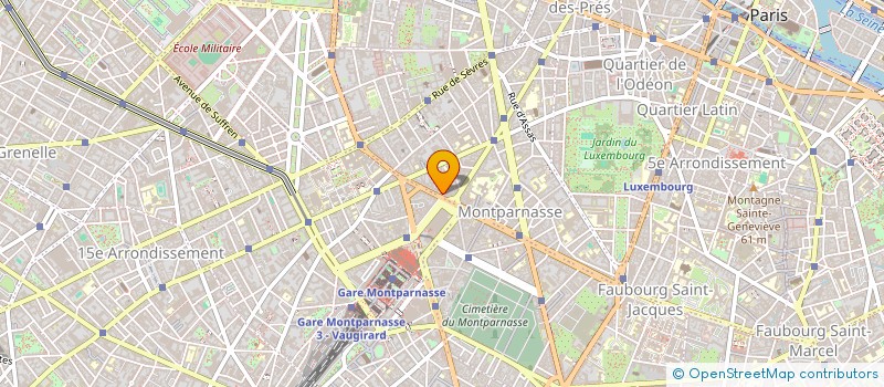 localisation de l'entreprise CARTES SUR TABLES  PARIS