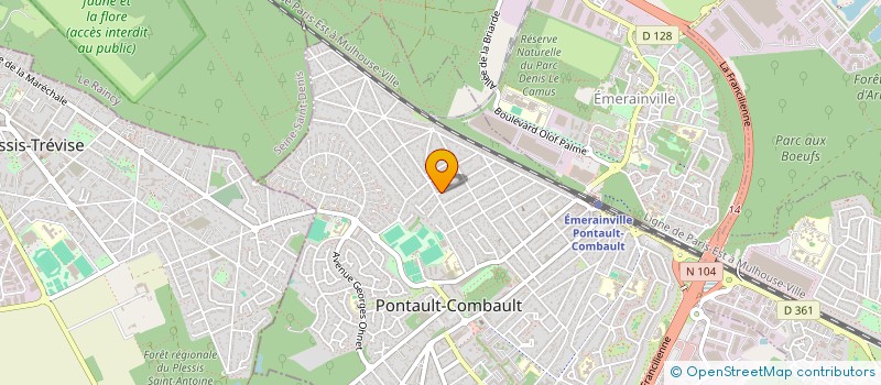 localisation de l'entreprise CARTESIAN-IT à PONTAULT-COMBAULT