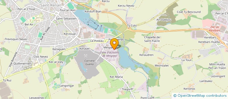 localisation de l'entreprise CARTESYS  SAINT-RENAN