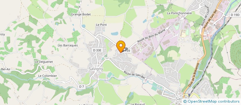 localisation de l'entreprise CARTET DIDIER  SAVIGNY