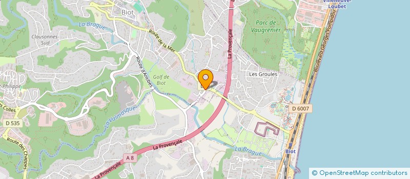 localisation de l'entreprise CARTEWIN  BIOT