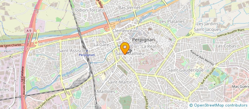 localisation de l'entreprise CARTHAGE  PERPIGNAN