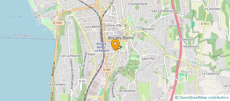 localisation de l'entreprise CARTHAGE  AIX-LES-BAINS