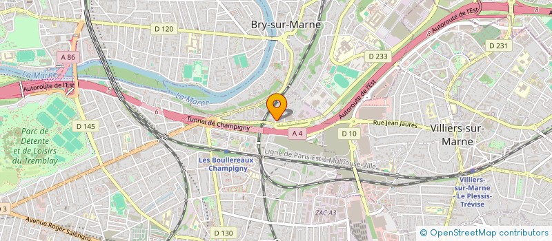 localisation de l'entreprise CARTHAGE SAIDI HOLDING à CHAMPIGNY-SUR-MARNE