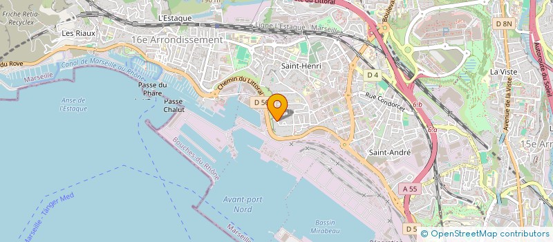 localisation de l'entreprise CARTHAGO BAT à MARSEILLE 16EME