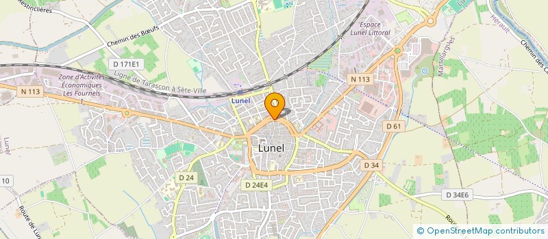localisation de l'entreprise CARTHAMUS à LUNEL
