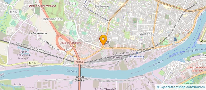 localisation de l'entreprise CARTHEME à NANTES