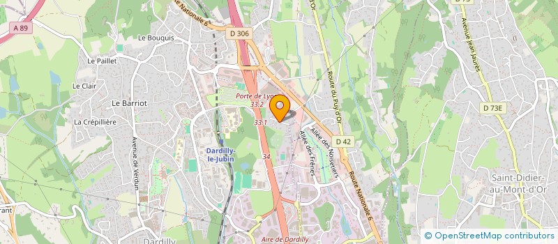 localisation de l'entreprise CARTHEON  DARDILLY