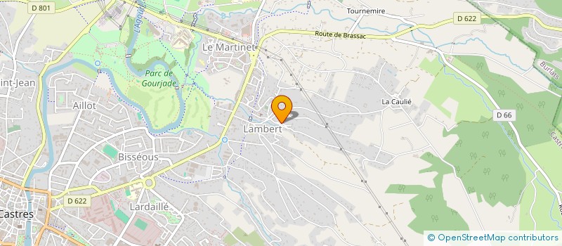 localisation de l'entreprise CARTIAUX  CASTRES