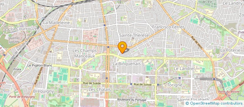 localisation de l'entreprise CARTIER  RENNES