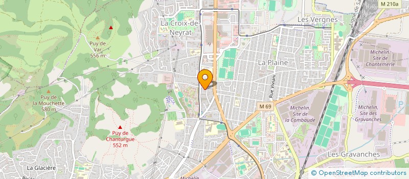 localisation de l'entreprise CARTIER  CLERMONT-FERRAND