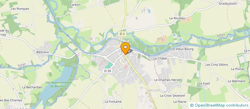 localisation de l'entreprise CARTIER CYCLES  RENNES