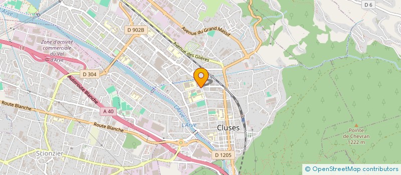 localisation de l'entreprise CARTIER FINANCE  CLUSES