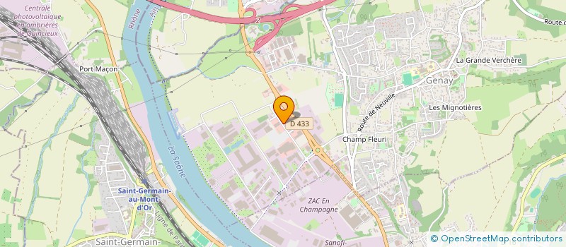 localisation de l'entreprise CARTIER FINANCES  GENAY