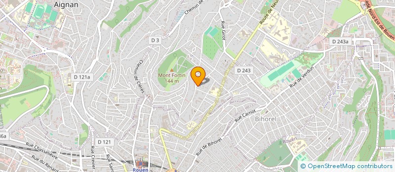 localisation de l'entreprise CARTIER LETOURNEUR  BOIS-GUILLAUME