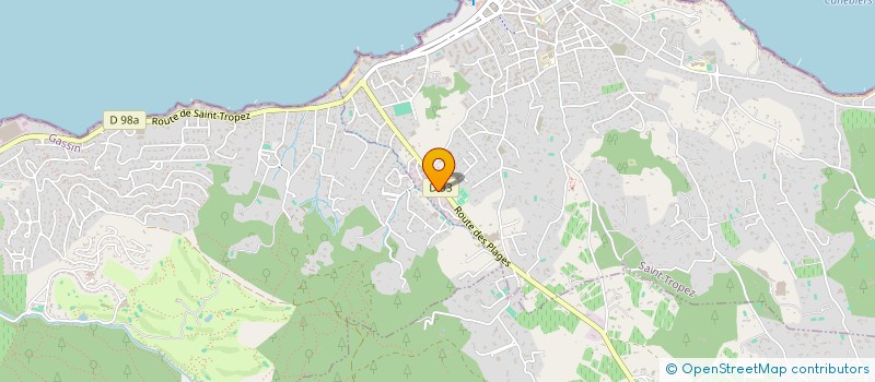 localisation de l'entreprise CARTIER MP  SAINT-TROPEZ