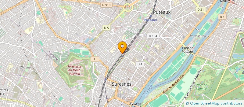 localisation de l'entreprise CARTILAS à SURESNES