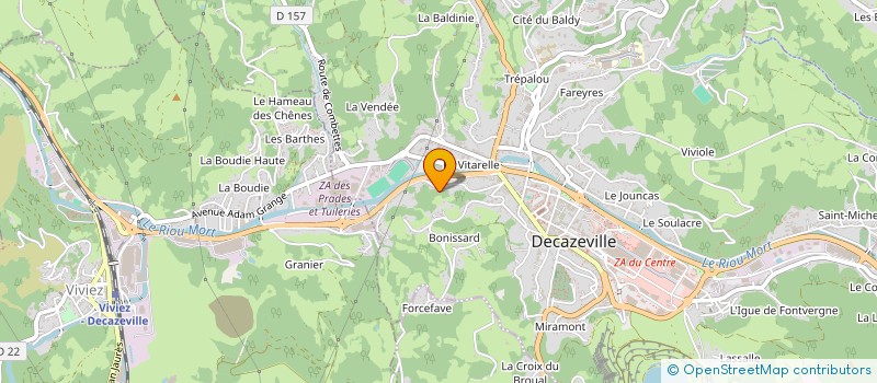 localisation de l'entreprise CARTILOU à FLAGNAC