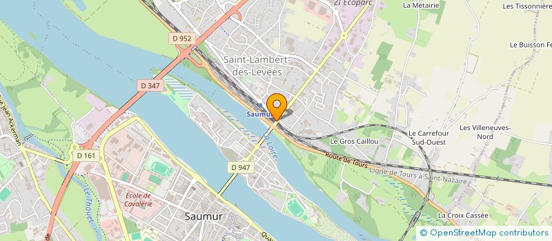 localisation de l'entreprise CARTIMMO  SAUMUR