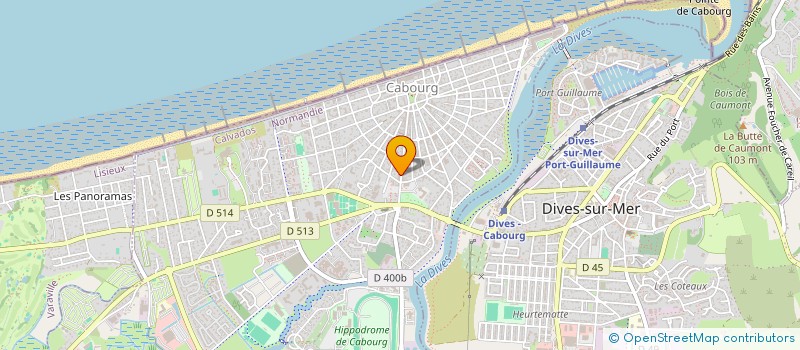 localisation de l'entreprise CARTIMO  CABOURG