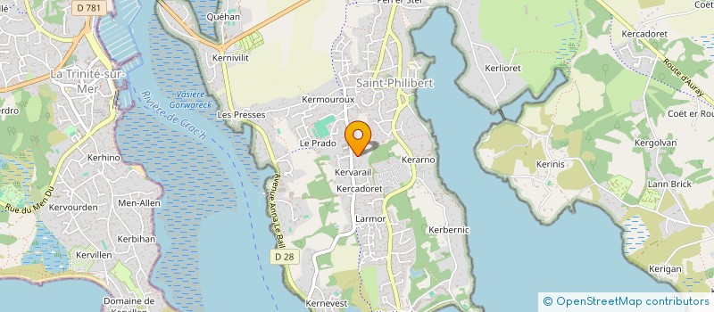 localisation de l'entreprise CARTING 2  SAINT-PHILIBERT