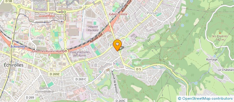 localisation de l'entreprise CARTING  EYBENS