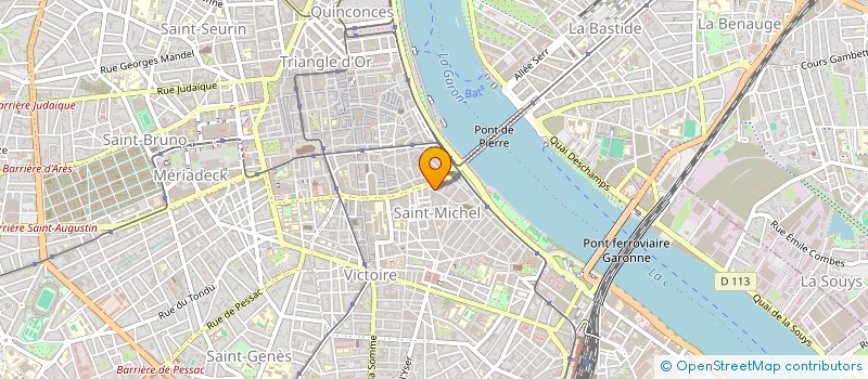 localisation de l'entreprise CARTITEX à BORDEAUX