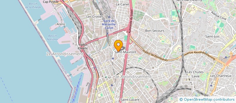 localisation de l'entreprise CARTIUS VOYAGES à MARSEILLE