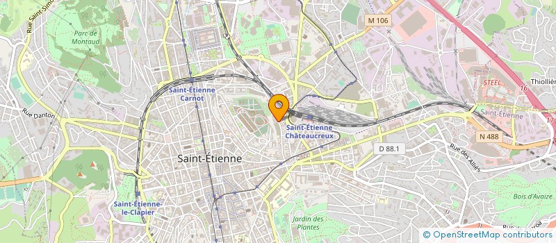 localisation de l'entreprise CARTO DEBAT à SAINT-ETIENNE