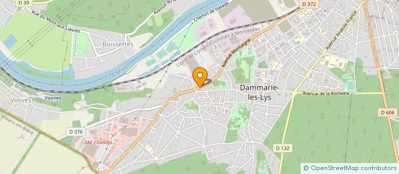 localisation de l'entreprise CARTO'PIZZA à DAMMARIE-LES-LYS