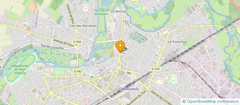 localisation de l'entreprise CARTO PLANS  CHATEAUROUX