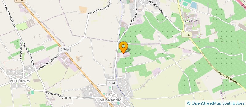 localisation de l'entreprise CARTOBOIS à SAINT-ANDIOL
