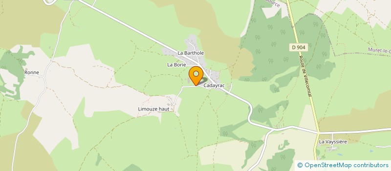 localisation de l'entreprise CARTODESK à SALLES-LA-SOURCE