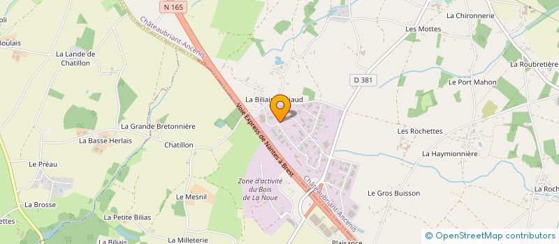 localisation de l'entreprise CARTOFFSET à VIGNEUX-DE-BRETAGNE