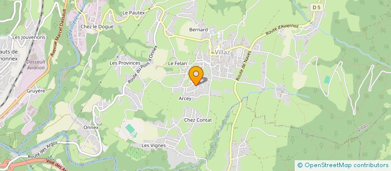 localisation de l'entreprise CARTOGRAPHIE INFORM COLLECT LOCALES à VILLAZ