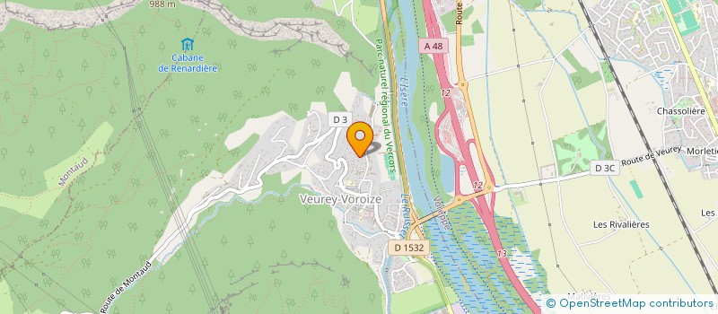 localisation de l'entreprise CARTOLECTO  VEUREY-VOROIZE