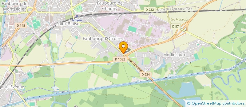 localisation de l'entreprise CARTON à NOYON