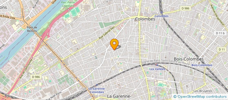 localisation de l'entreprise CARTON ATTITUDE  COLOMBES
