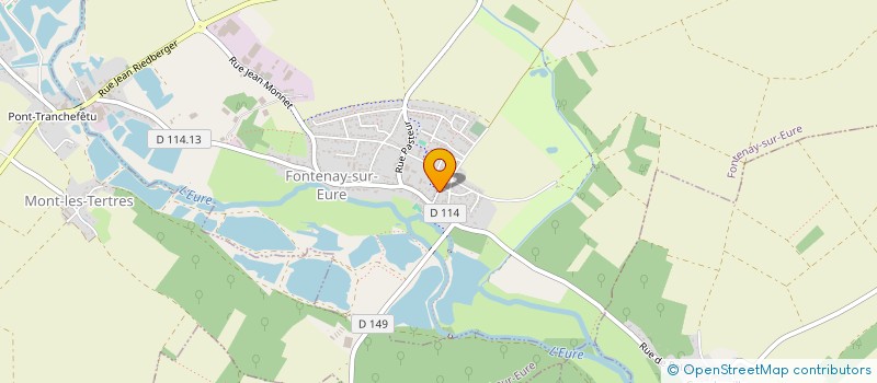 localisation de l'entreprise CARTON & CREATIONS à FONTENAY-SUR-EURE
